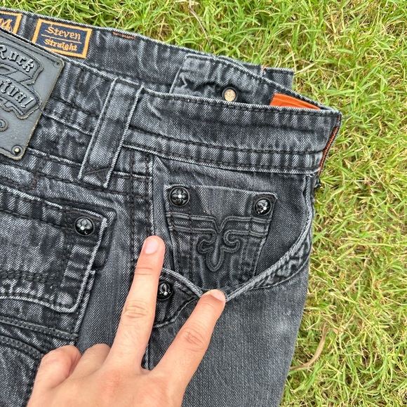 Grey and black Rock revival jeans - Picture 4 of 4
